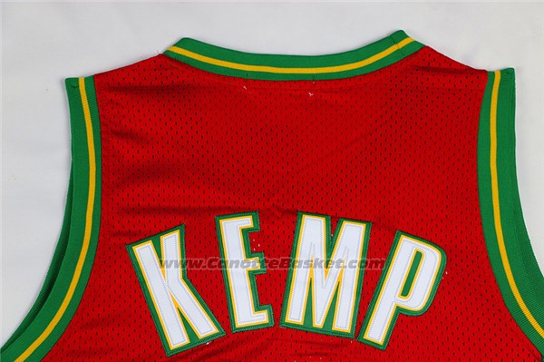 Maglia Seattle SuperSonics Shawn Kemp #40 Historic Retro Rosso